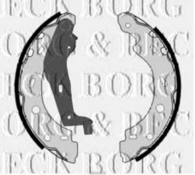 BORG & BECK bbs6309 -  Комплект тормозных колодок